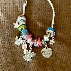 Angel charm bracelet